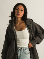 HARLOW MARIAH OVERSIZED ZIP HOODIE - CLEARANCE