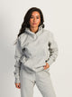 HARLOW HARLOW HARLEY OVERSIZED MELANGE HOODIE - HEATHER GREY - Boathouse