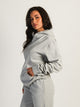 HARLOW HARLOW HARLEY OVERSIZED MELANGE HOODIE - HEATHER GREY - Boathouse