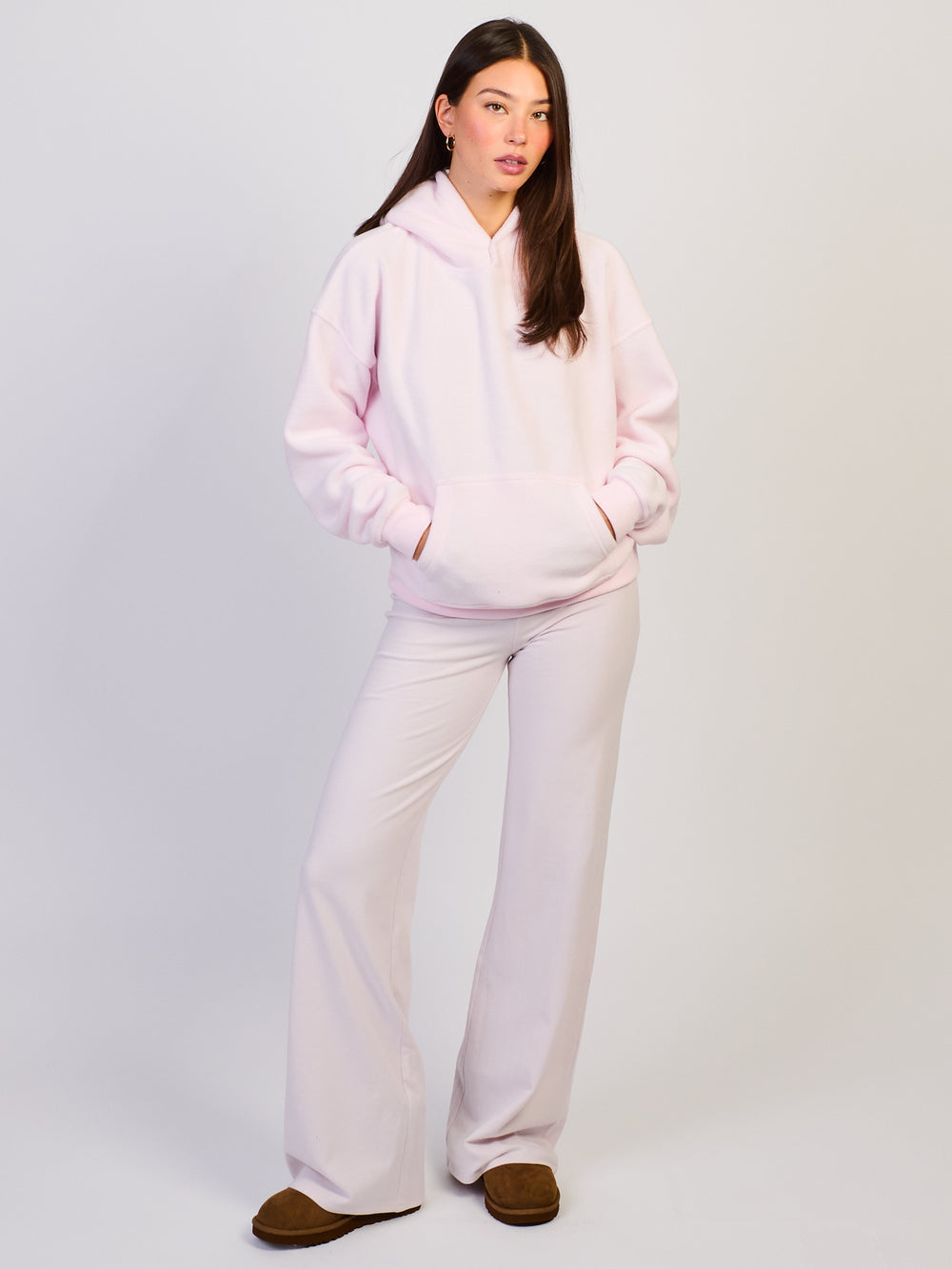 HARLOW HARLOW TATE POLAR HOODIE - BABY PINK - Boathouse
