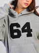 HARLOW HARLOW TATE POLAR HOODIE - HEATHER GREY - Boathouse