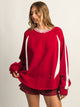 HARLOW HARLOW CHARLIE CREWNECK - RUBY - Boathouse