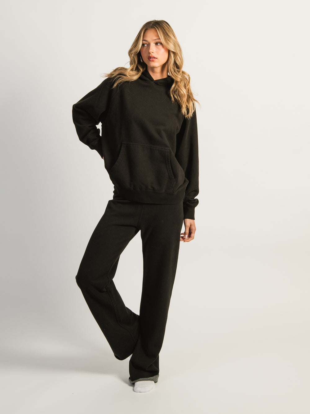 HARLOW CLOUD HOODIE - BLACK