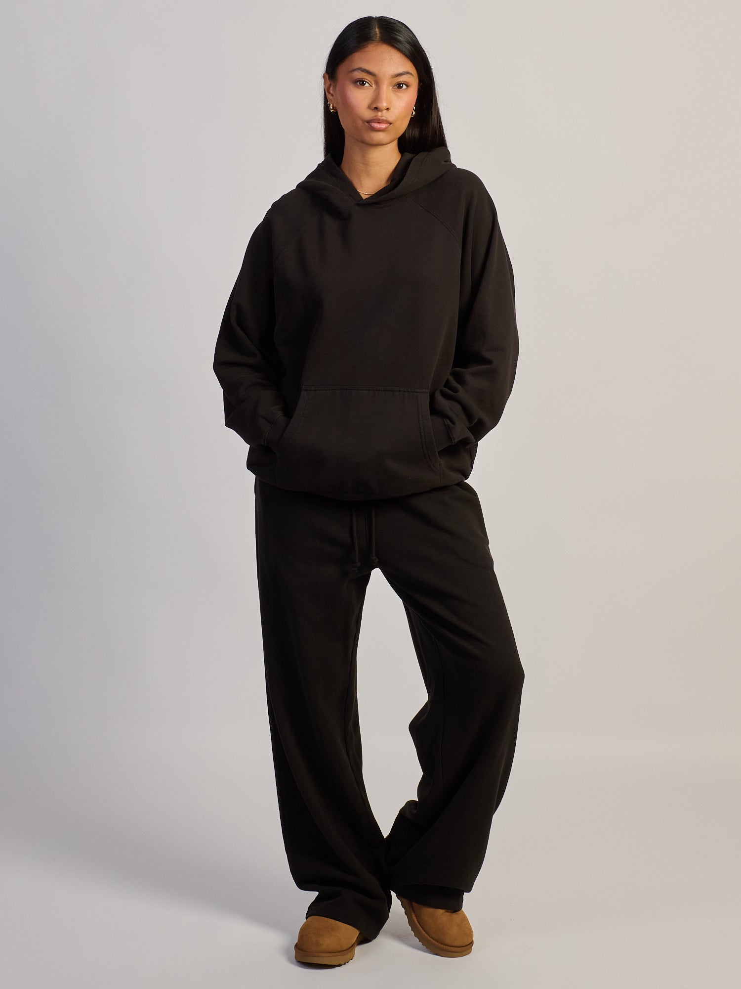 HARLOW CLOUD HOODIE - BLACK