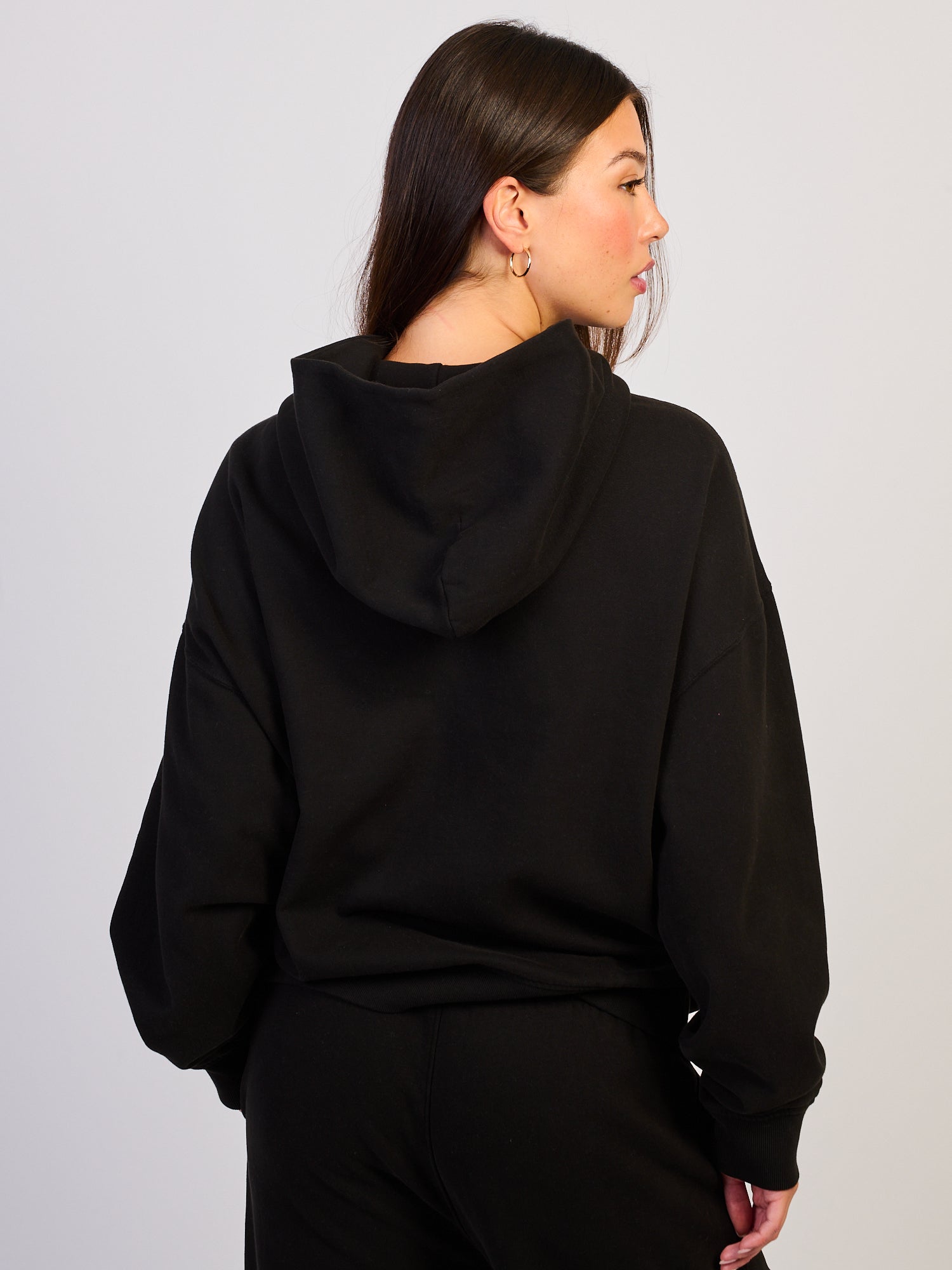 HARLOW CLOUD HOODIE - BLACK