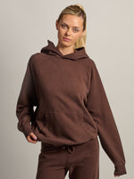 SWEAT À CAPUCHE HARLOW CLOUD - MARRON