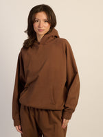 HARLOW CLOUD HOODIE - CHOCOLATE