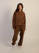 HARLOW HARLOW CLOUD HOODIE - CHOCOLATE - Boathouse