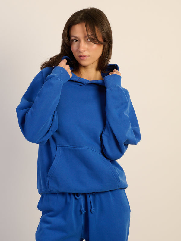 HARLOW CLOUD HOODIE - COBALT