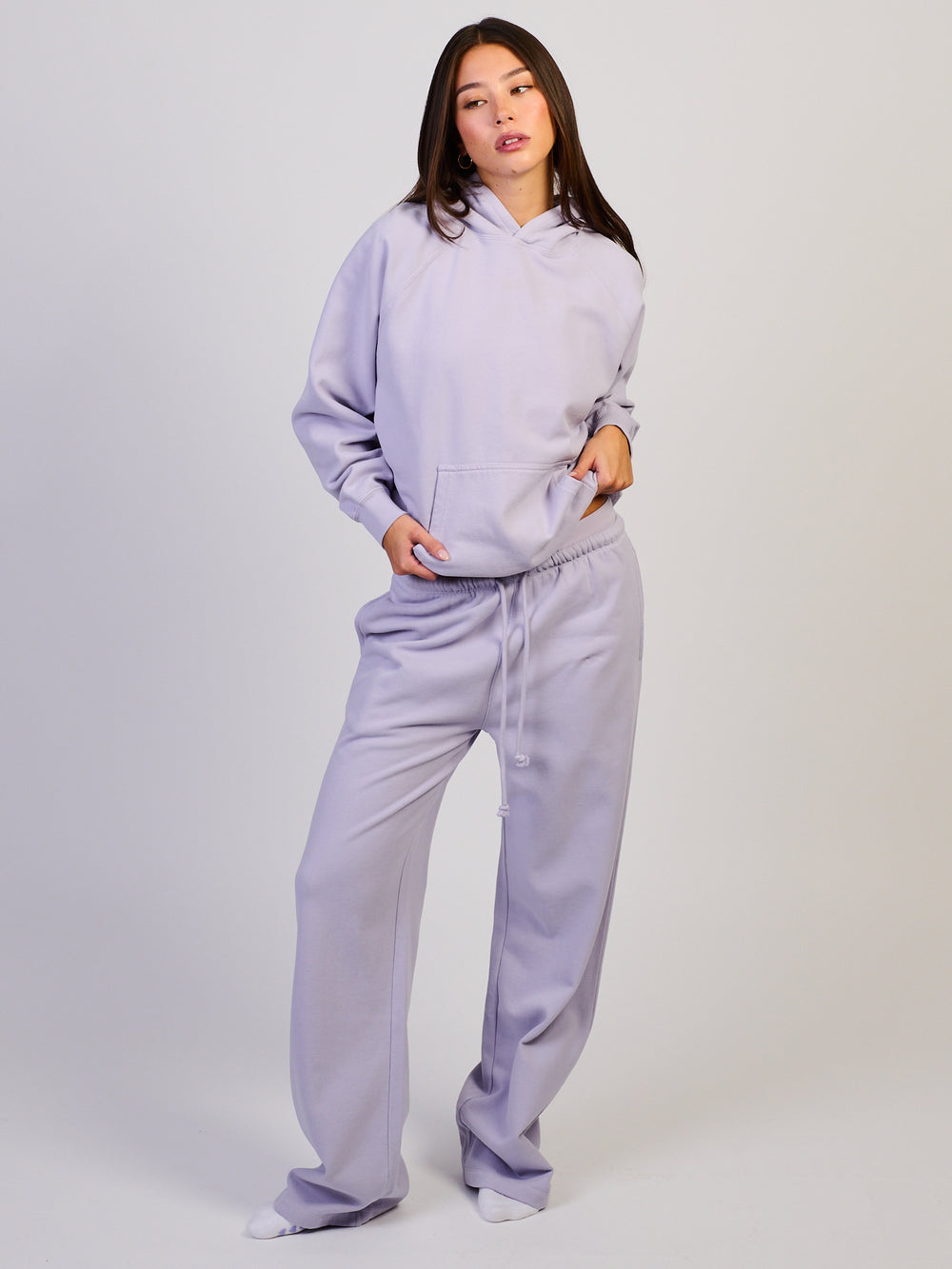 HARLOW HARLOW ACTIVE CLOUD HOODIE - LILAC - Boathouse