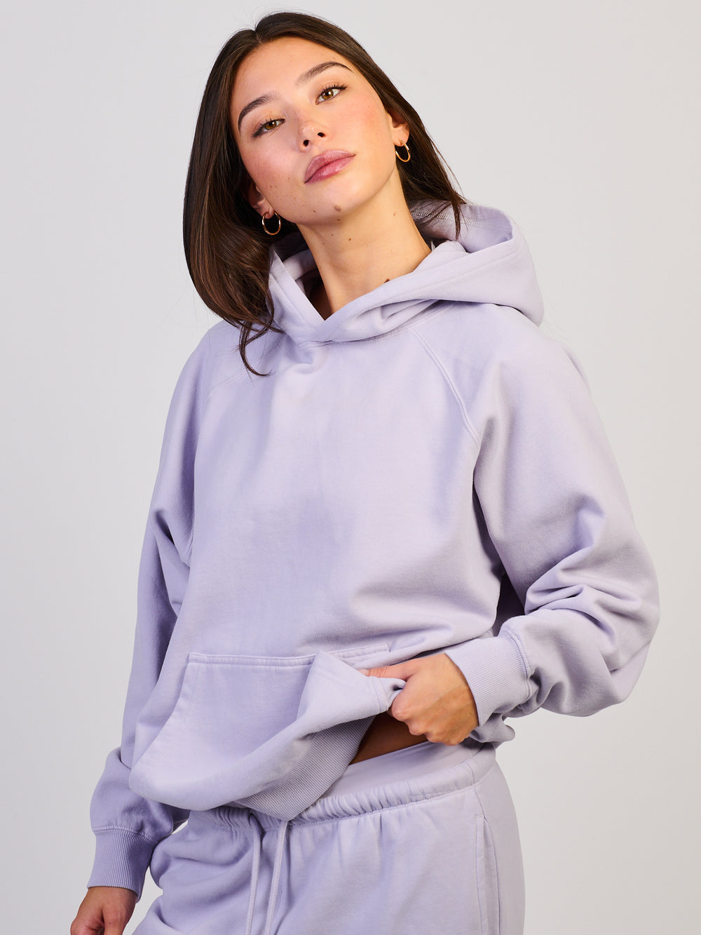 HARLOW HARLOW ACTIVE CLOUD HOODIE - LILAC - Boathouse