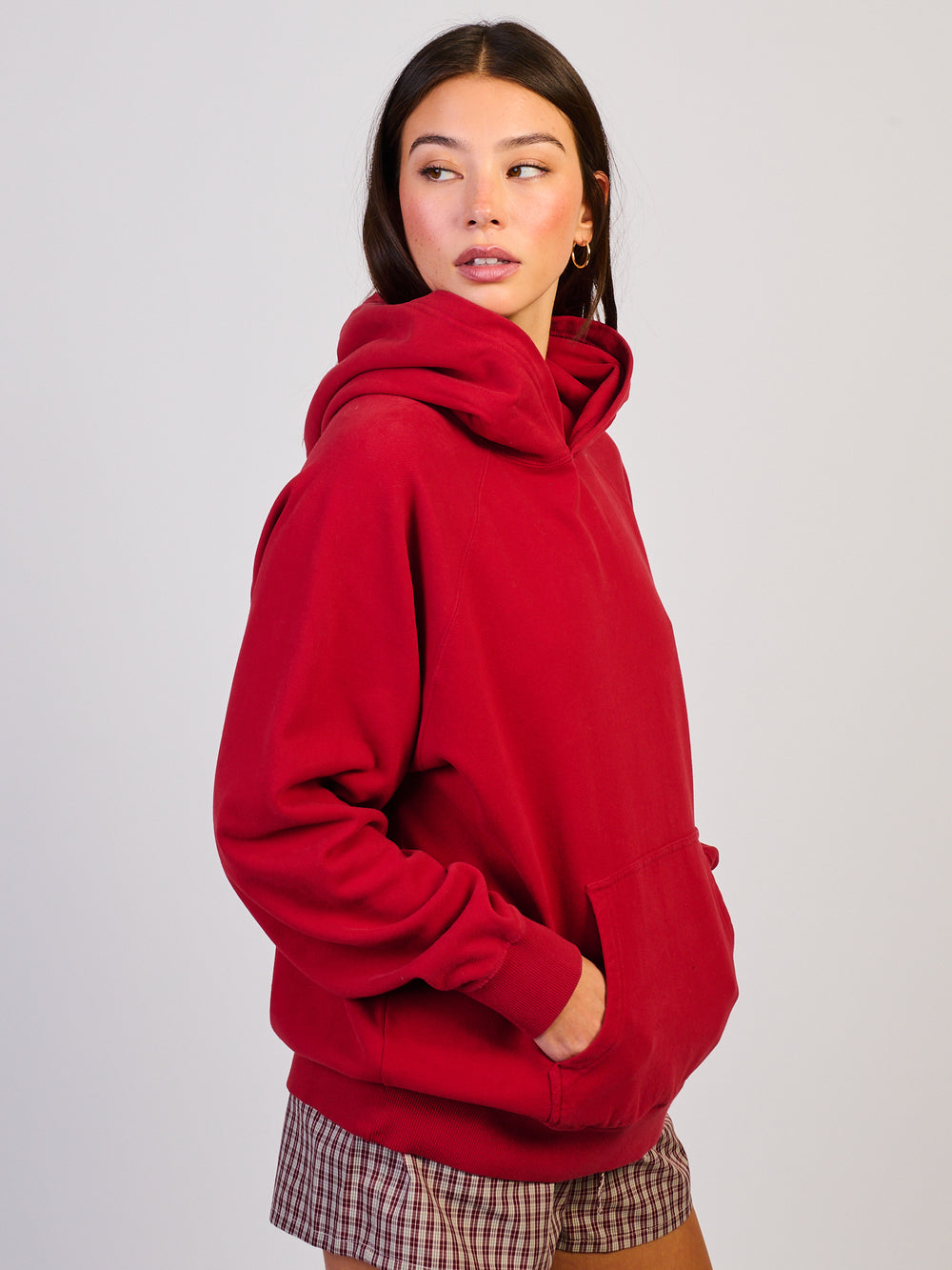 HARLOW HARLOW CLOUD HOODIE - RUBY - Boathouse