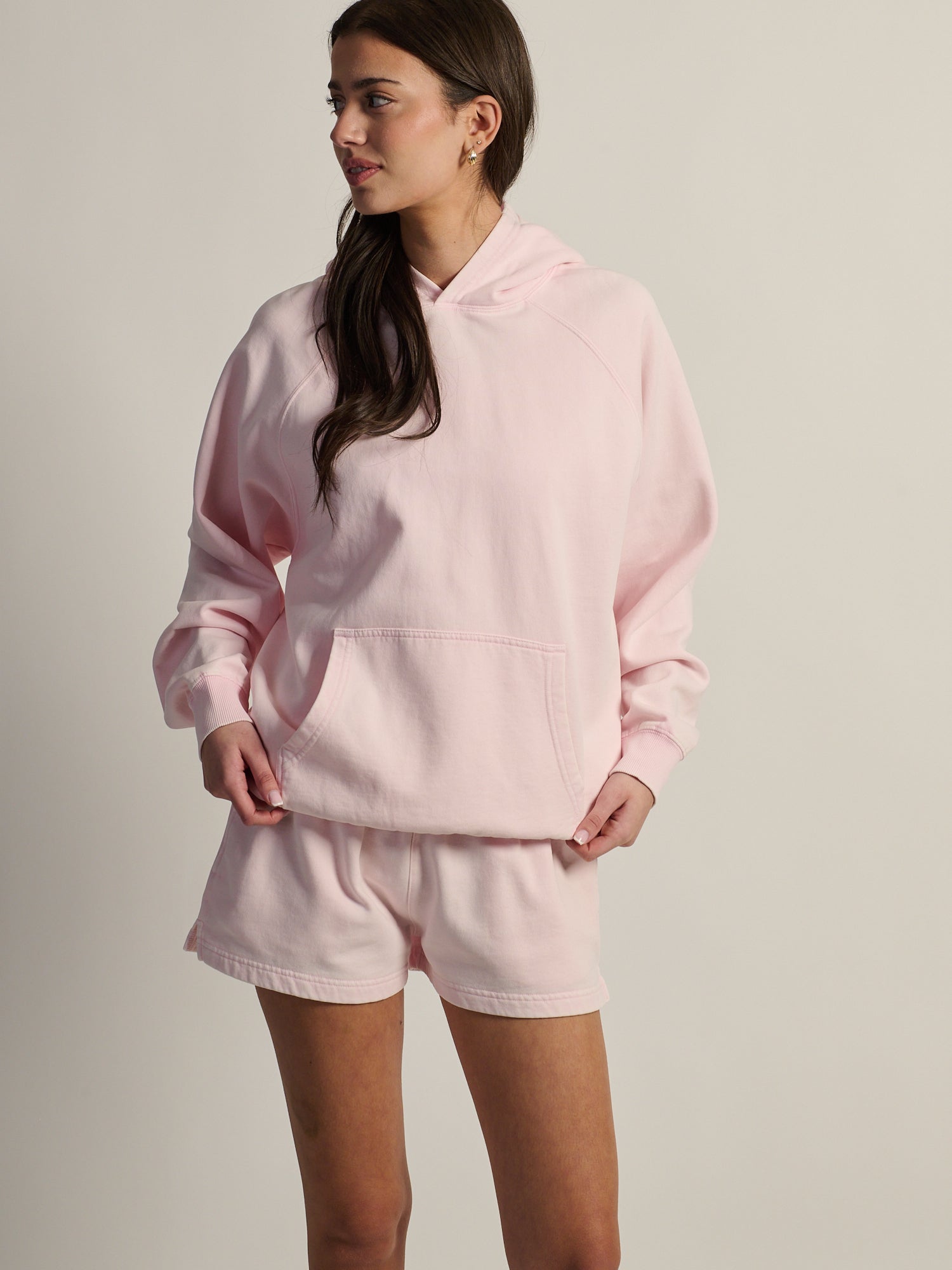 PULL À CAPUCHE HARLOW CLOUD - ROSE LAVÉ