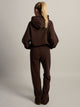HARLOW CLOUD HOODIE - APPLIQUE - BROWN