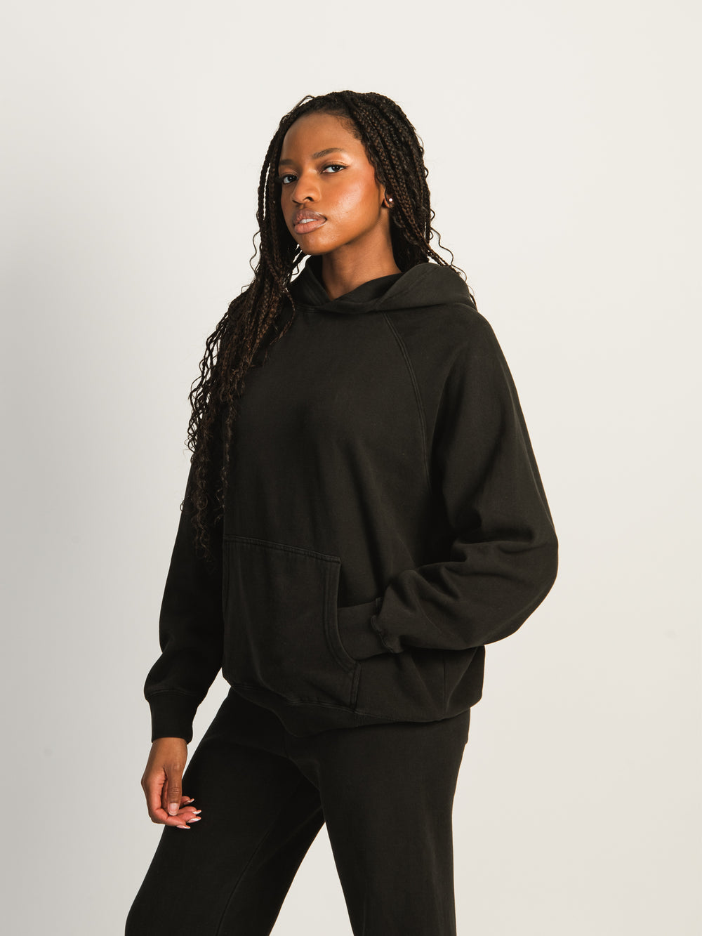 HARLOW CLOUD HOODIE - BLACK