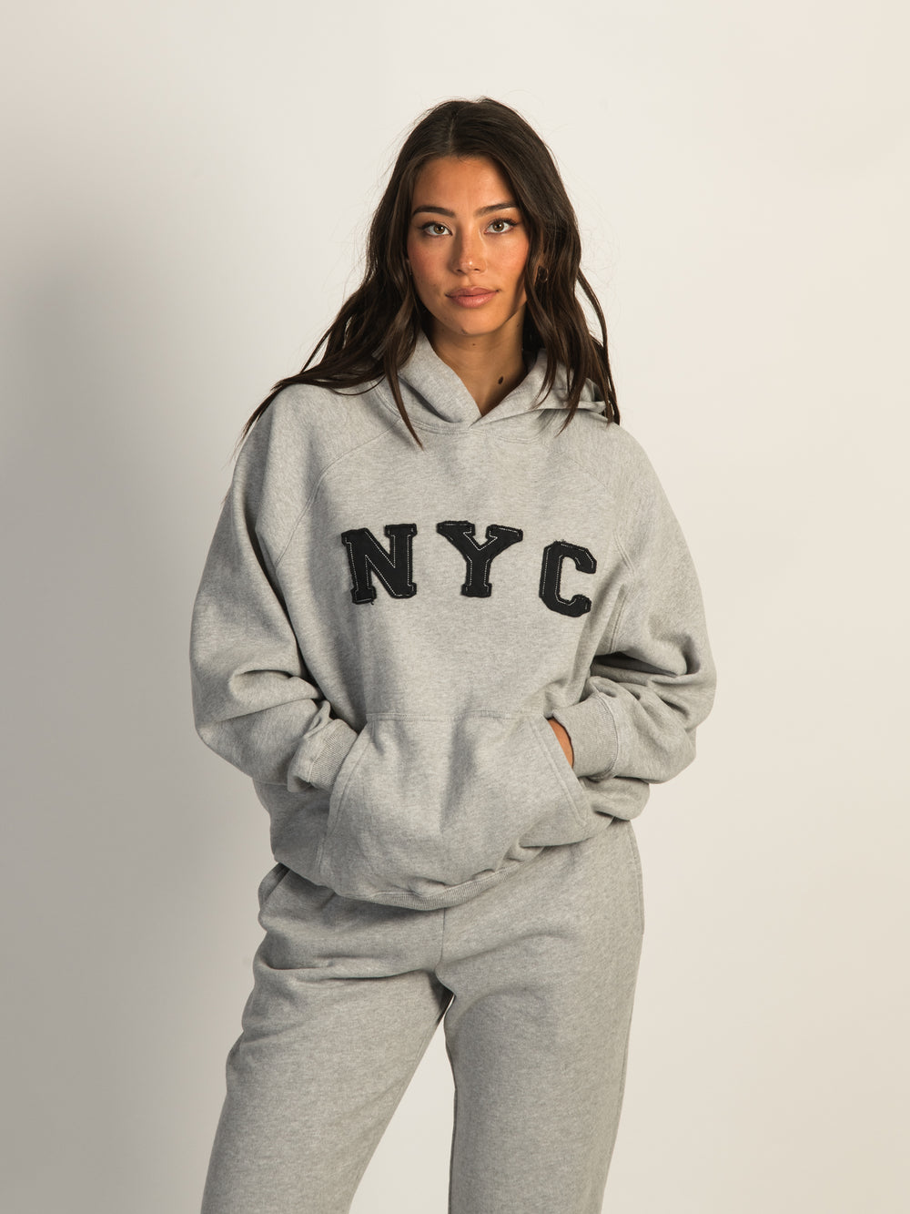 HARLOW CLOUD APPLIQUE HOODIE - NYC