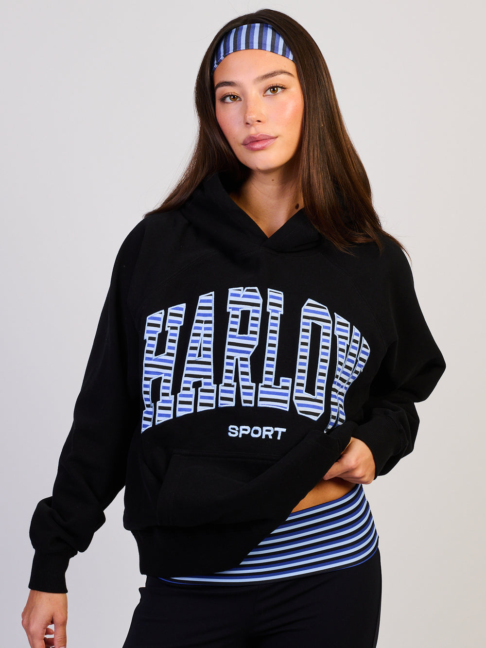 HARLOW HARLOW CLOUD HOODIE - BLACK - Boathouse