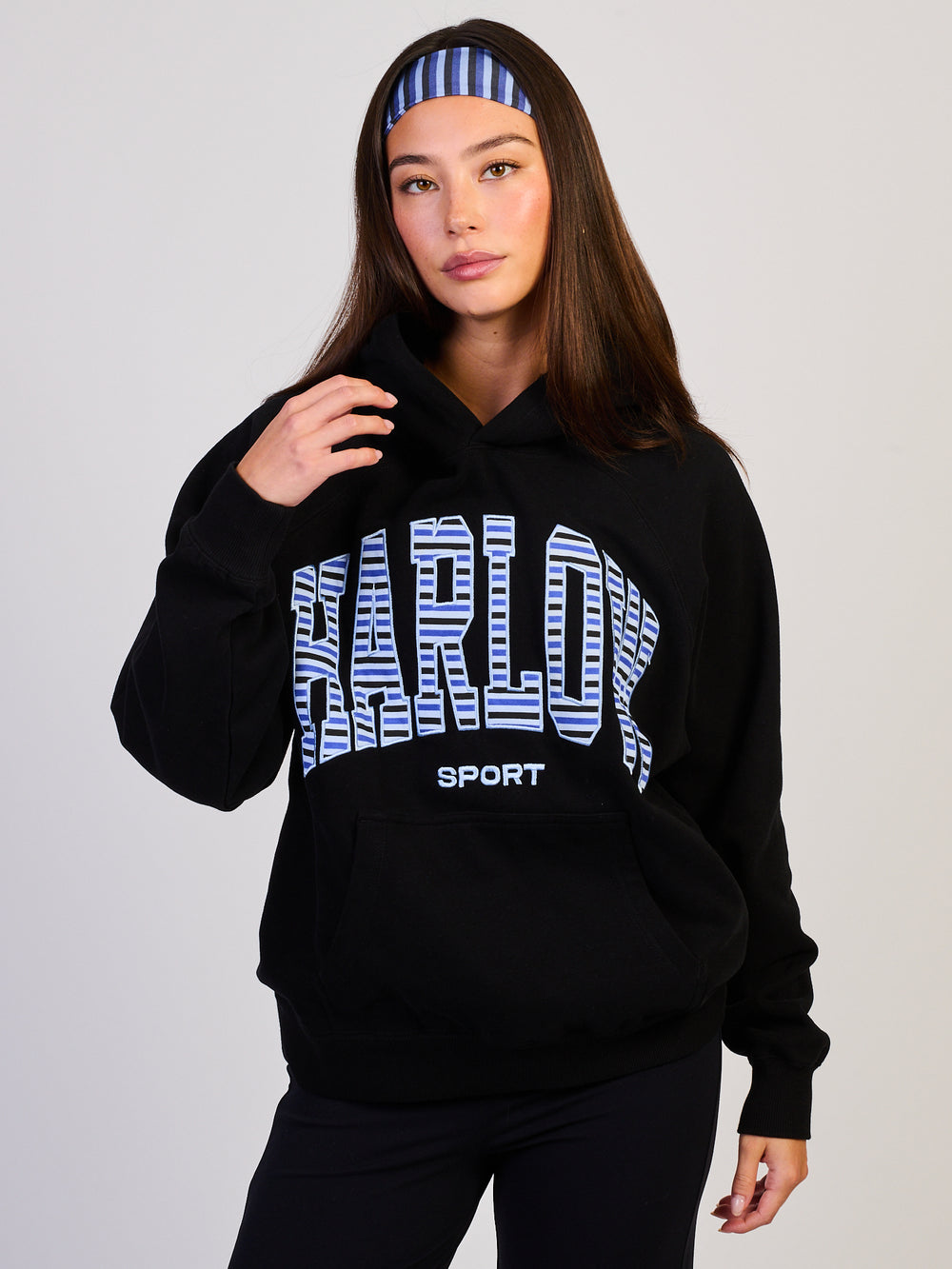 HARLOW HARLOW CLOUD HOODIE - BLACK - Boathouse