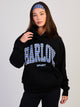 HARLOW HARLOW CLOUD HOODIE - BLACK - Boathouse