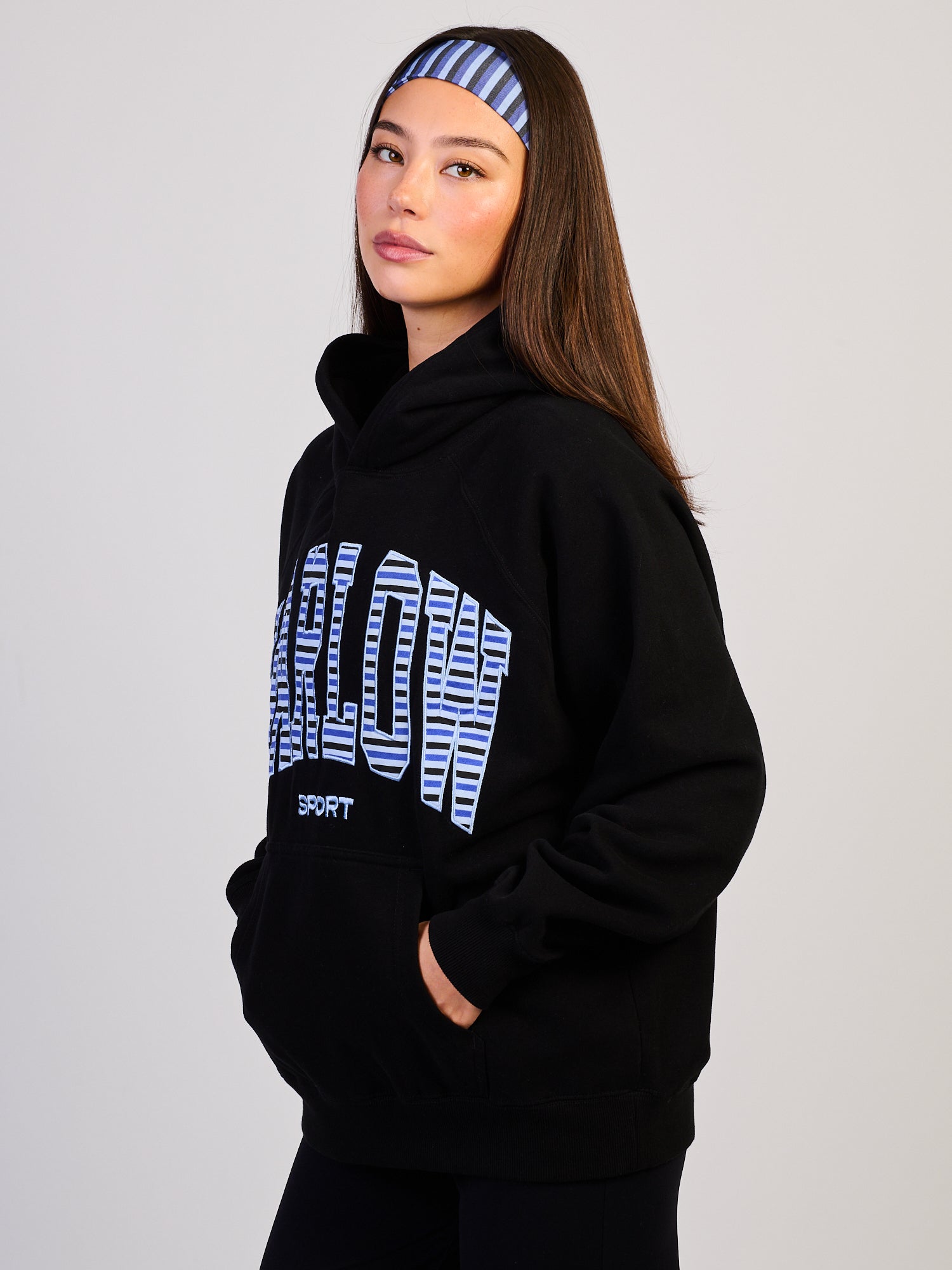 HARLOW CLOUD HOODIE - BLACK
