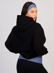 HARLOW HARLOW CLOUD HOODIE - BLACK - Boathouse