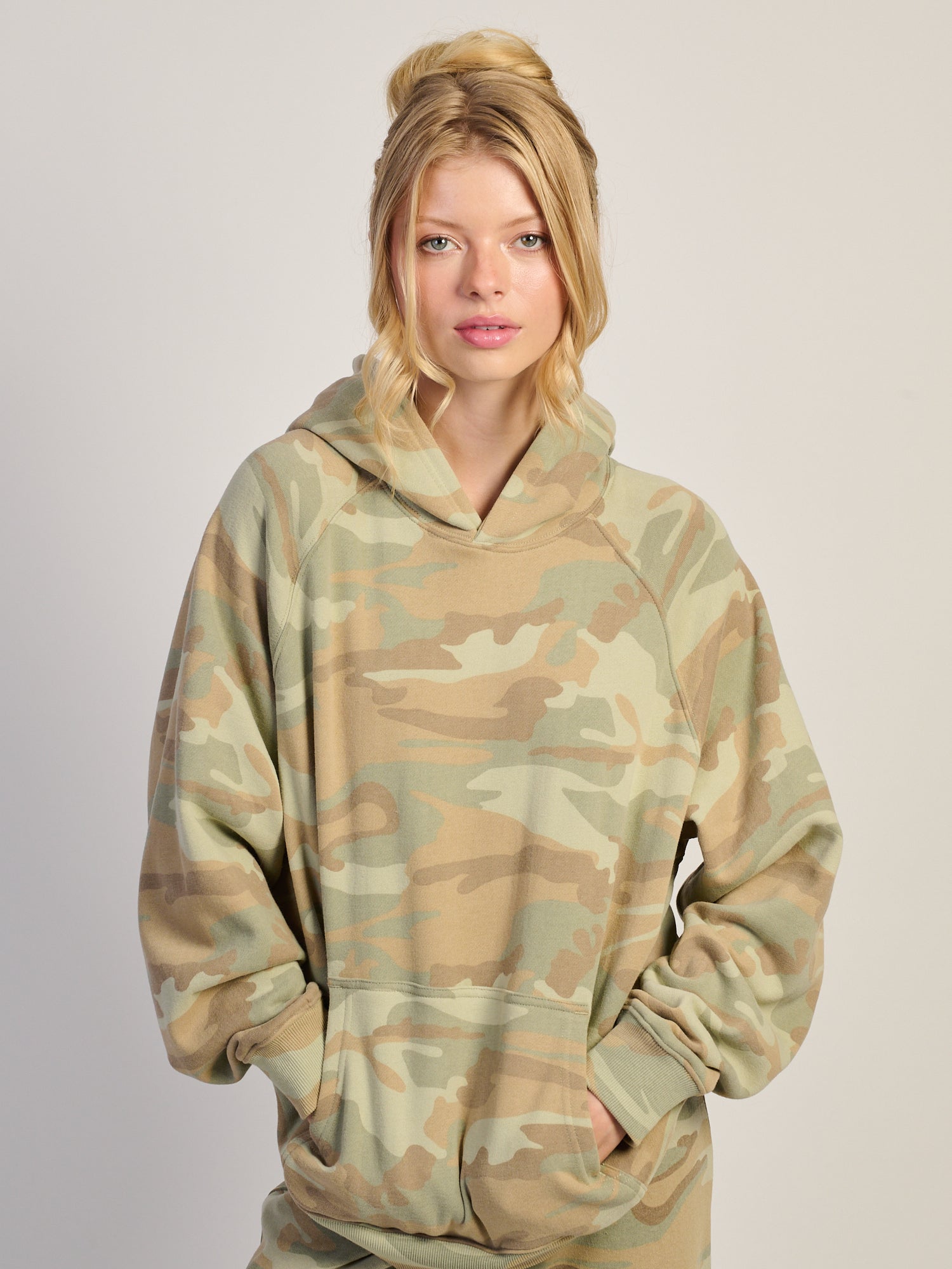 HOODIE HARLOW CANDICE - CAMOUFLAGE