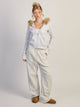 HARLOW HARLOW FIONA FUR ZIP UP - CLOUD - Boathouse
