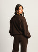 HARLOW HARLOW MICHELLE CREWNECK - CHOCOLATE - Boathouse