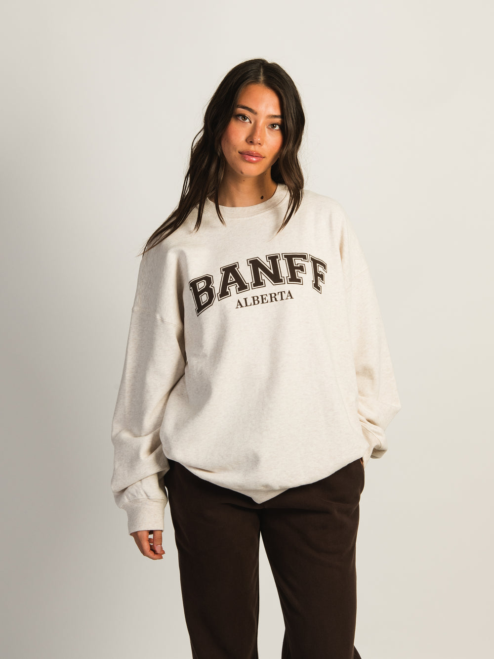 HARLOW MICHELLE PRINT CREWNECK - BANFF