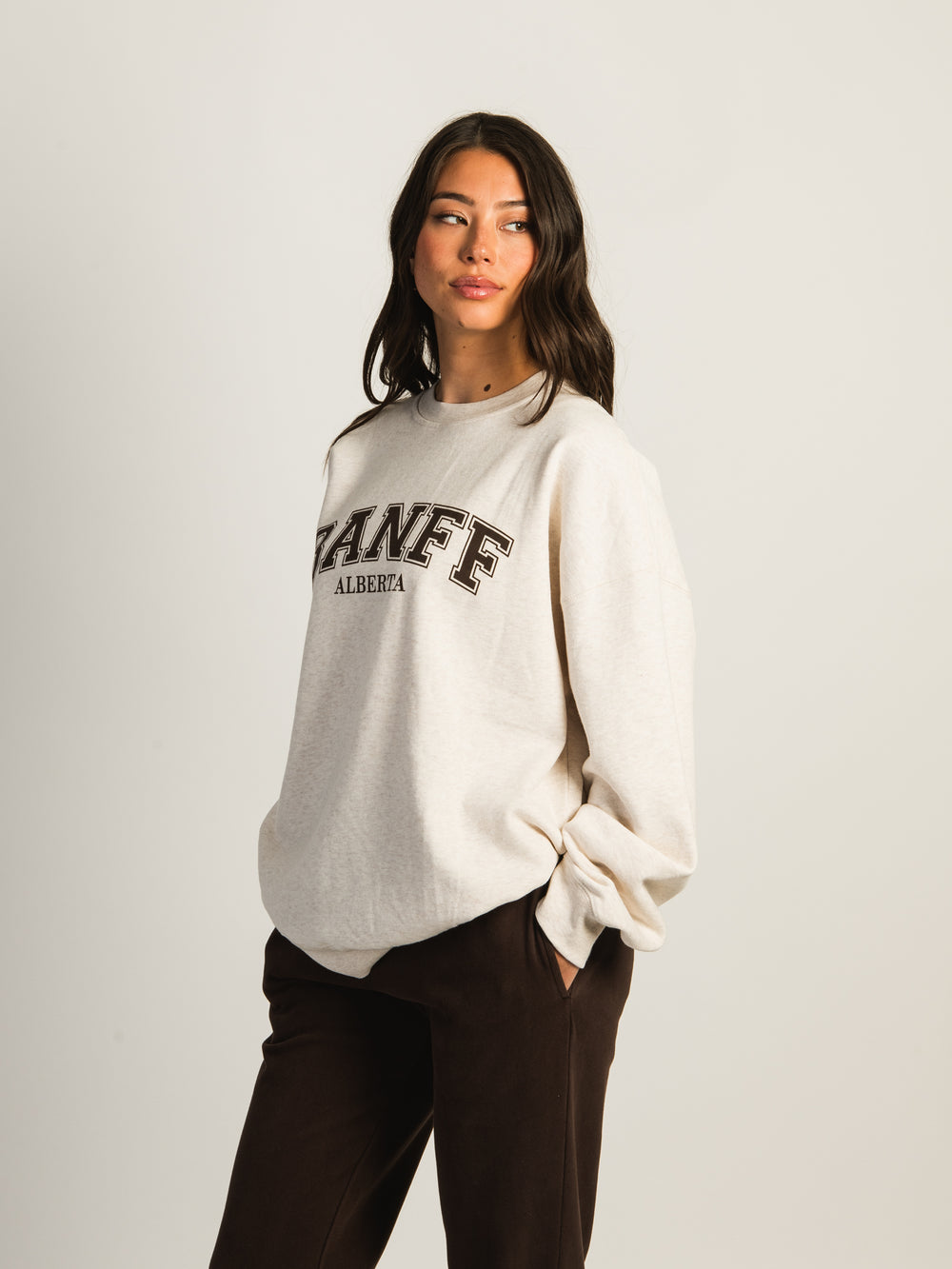 HARLOW MICHELLE PRINT CREWNECK - BANFF