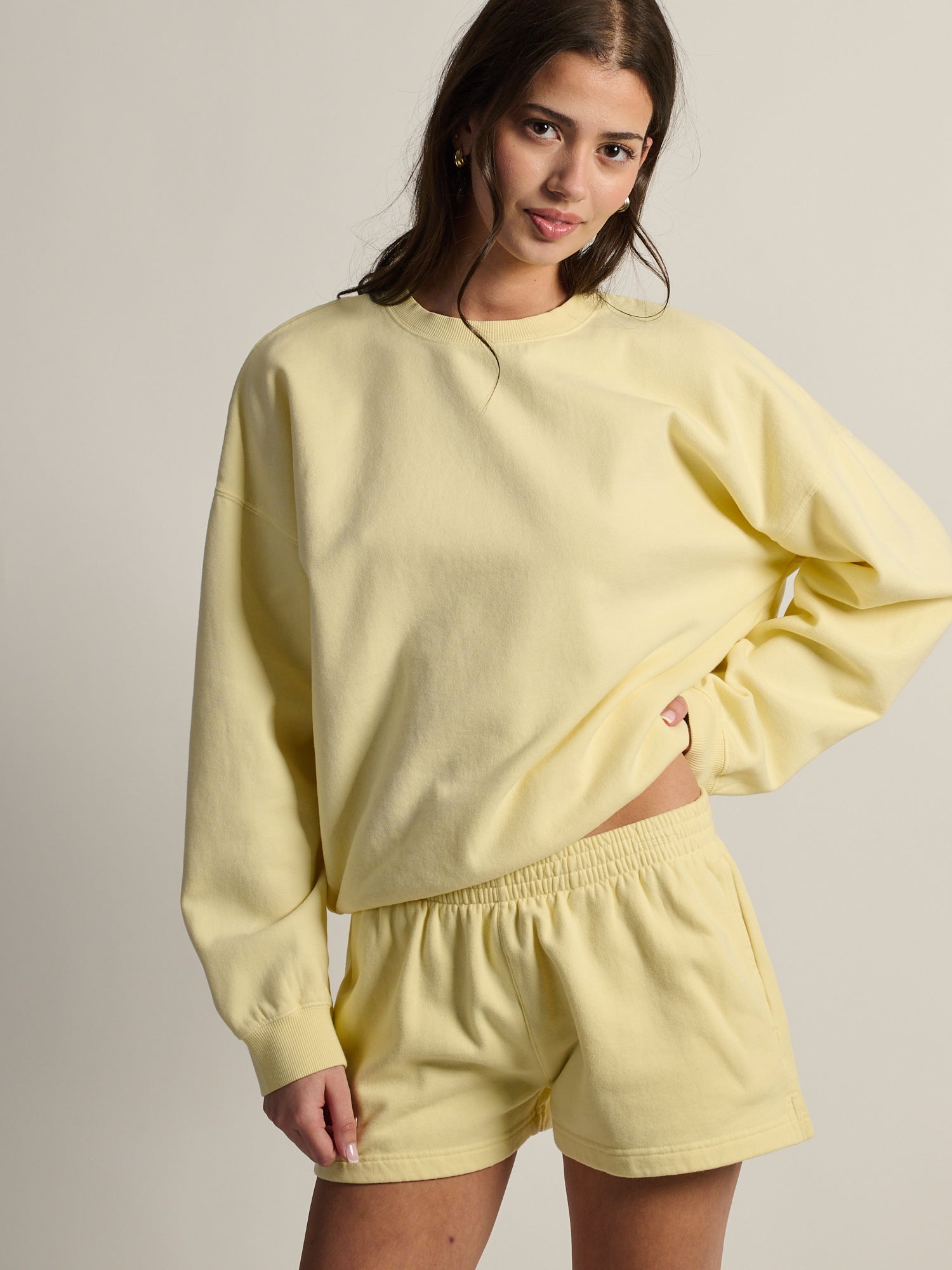 HARLOW CORINNA CREWNECK - JAUNE