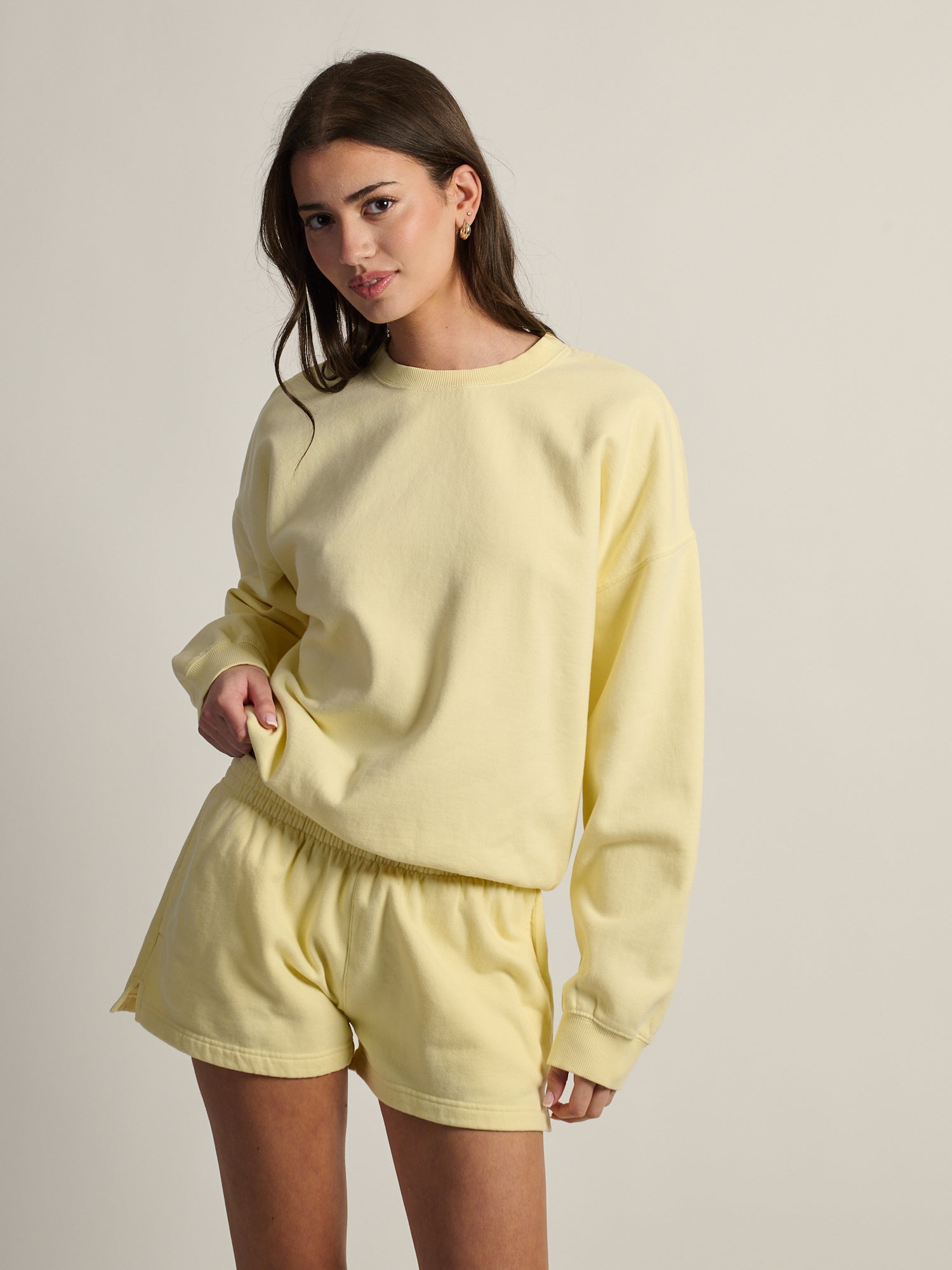 HARLOW CORINNA CREWNECK - JAUNE