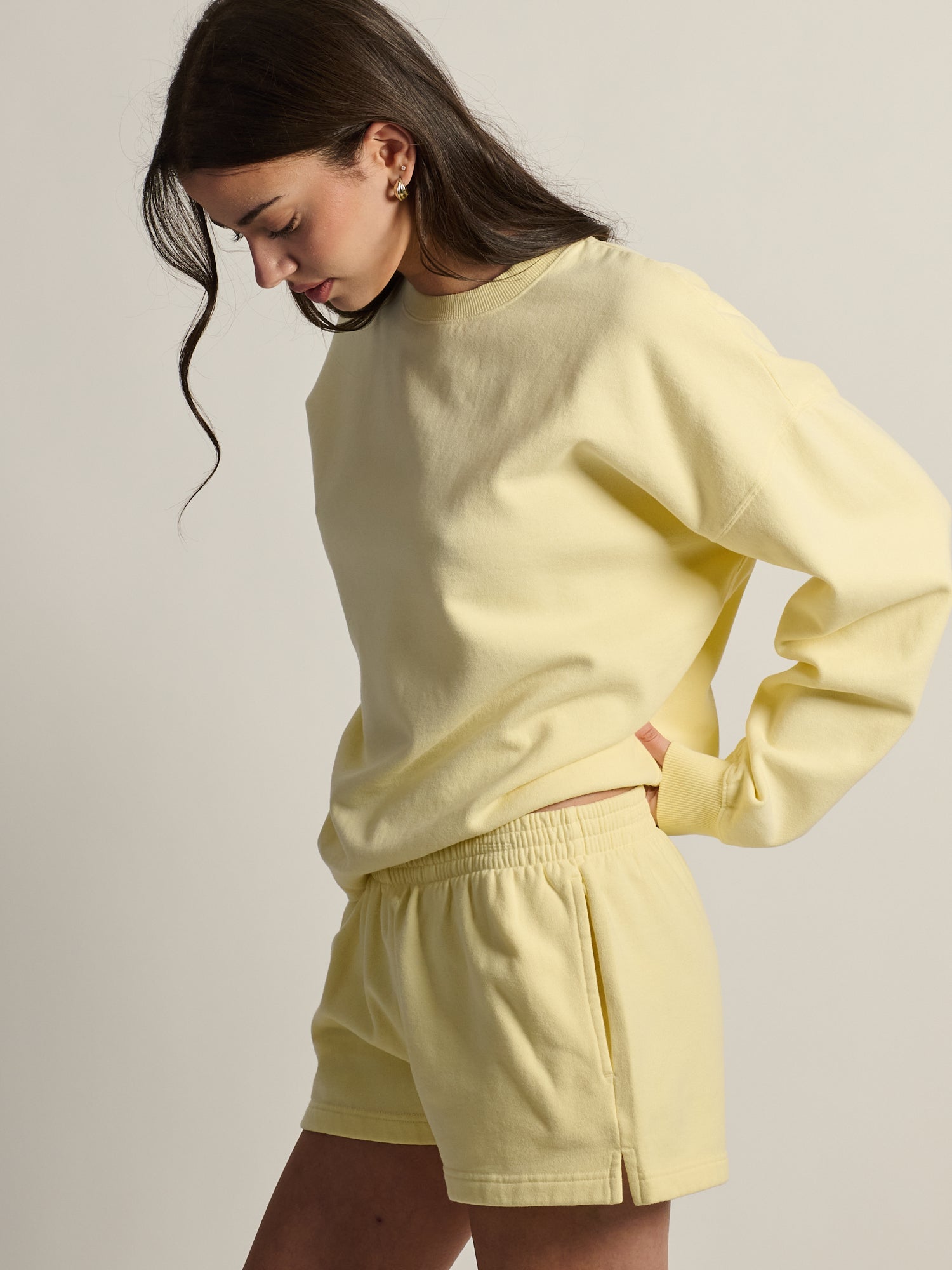 HARLOW CORINNA CREWNECK - JAUNE