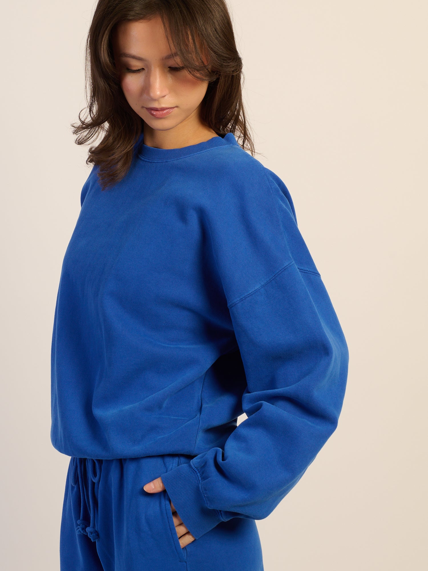 HARLOW CORINNA CREW - COBALT
