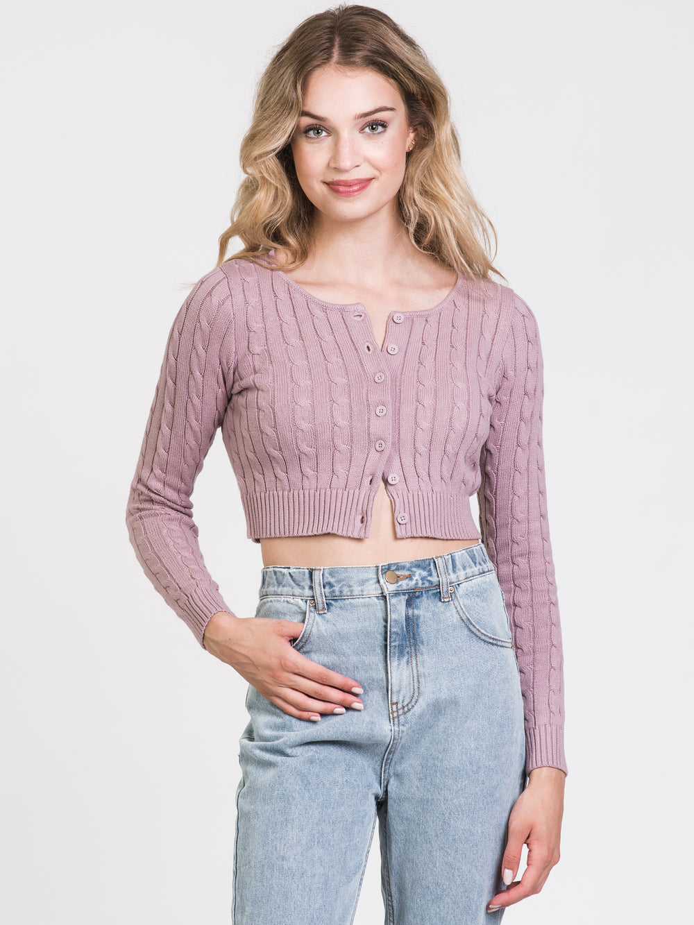 HARLOW JULIETTE CABLE CARDI - CLEARANCE