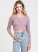 HARLOW HARLOW JULIETTE CABLE CARDI - CLEARANCE - Boathouse