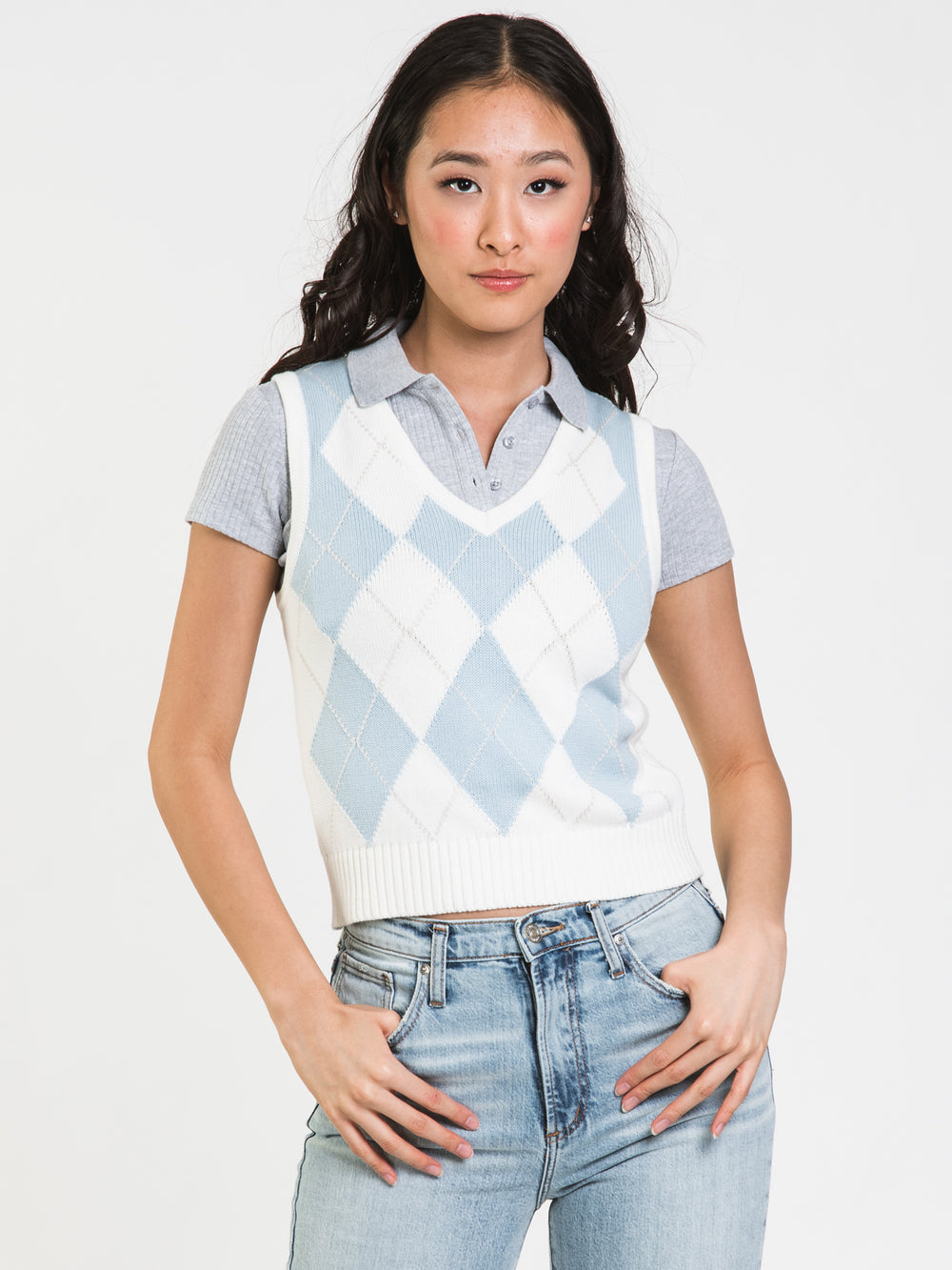 HARLOW ANYA ARGYLE VEST - CLEARANCE