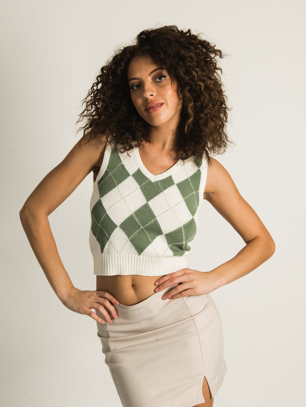 HARLOW ANYA ARGYLE VEST  - CLEARANCE