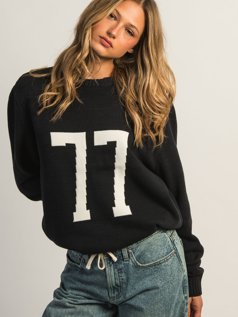 HARLOW KNIT CREWNECK SWEATER - 77