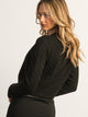 HARLOW COLLINS KNIT CARDIGAN - BLACK