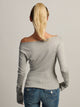 HARLOW HARLOW BRYNN BOATNECK SWEATER - HEATHER GREY - Boathouse