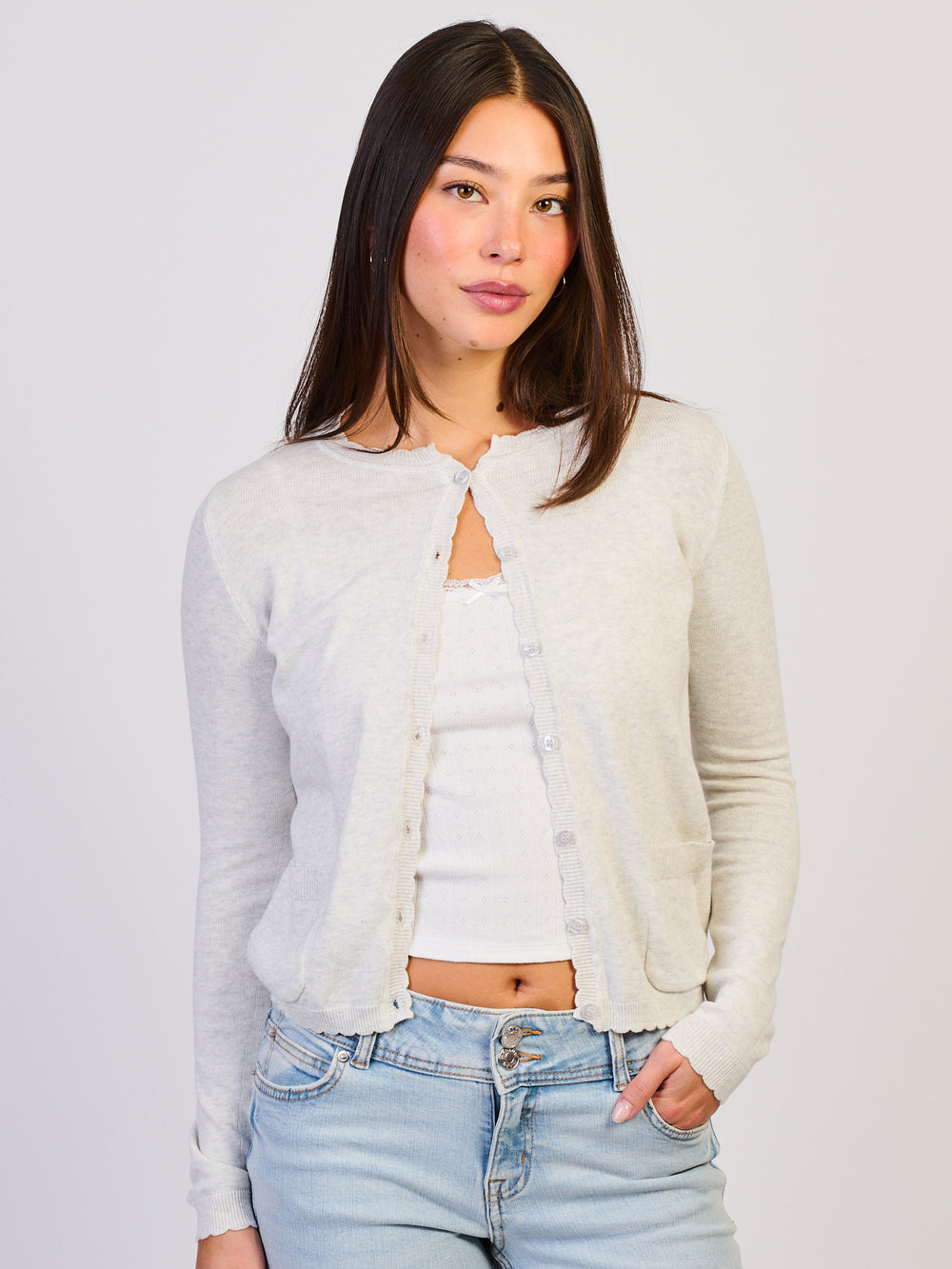 HARLOW HARLOW MADDY CARDIGAN - CLOUD - Boathouse