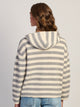 HARLOW CHARLI KNIT ZIP - GRIS/BLANC