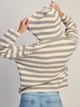 HARLOW CHARLI KNIT ZIP - GRIS/BLANC