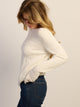 HARLOW HARLOW CALI CABLEKNIT OFF THE SHOULDER - Boathouse