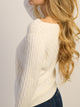 HARLOW HARLOW CALI CABLEKNIT OFF THE SHOULDER - Boathouse