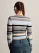 HARLOW HARLOW PAIGE V-NECK SWEATER - STRIPE BLUE - Boathouse