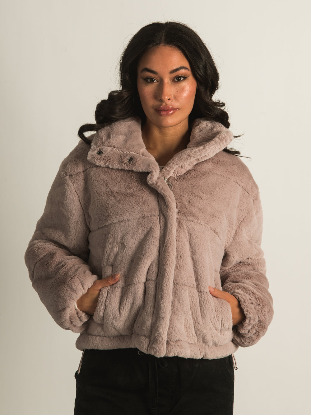 HARLOW FAY FAUX FUR JACKET - CLEARANCE