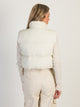 HARLOW HARLOW PEGGY PUFFER VEST - CREAM - Boathouse