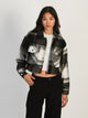 HARLOW HARLOW BRITTANY CROPPED JACKET - BLACK WHITE - Boathouse